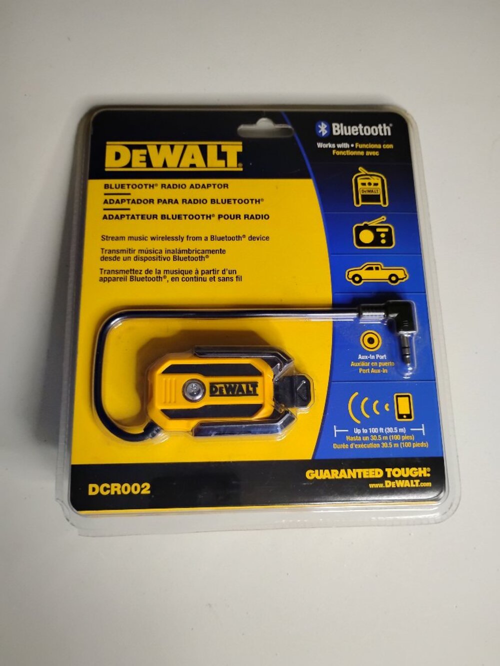 DeWalt Bluetooth Radio Adapter